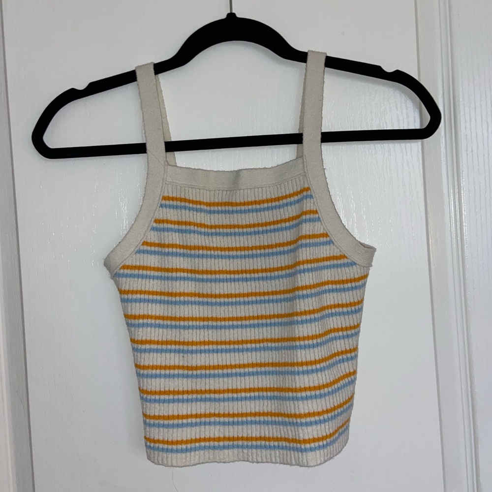 Urban Outfitters Striped Knit Tank Top